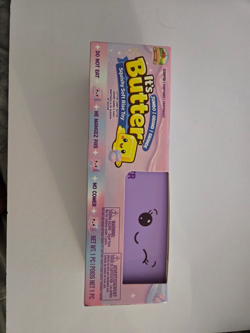It’s Butter Jumbo Squishy Soft Toy - Lavender Purple